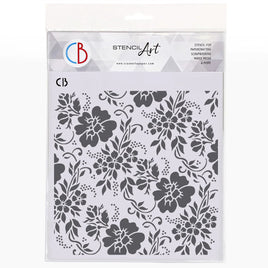 Florish Pattern - Ciao Bella Texture Stencil 8"x8"