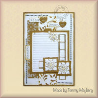 Basic Notepage Layout - Nellie's Choice Nellie's Bullet Journal Clear Stamp