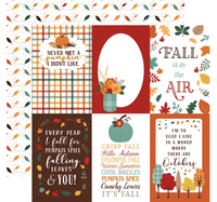 ECHO PARK: Happy Fall - Double-Sided Paper- 4"X6" Journaling Cards