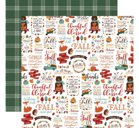 ECHO PARK: Happy Fall - Double-Sided Paper- Hello Autumn