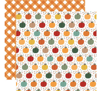 ECHO PARK: Happy Fall - Double-Sided Paper- Pumpkin Spice