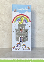 Unicorn Picnic - Lawn Fawn Clear Stamp 4"x6"