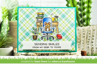 Virtual Friends Add-On - Lawn Fawn Clear Stamps 3"X4"