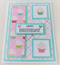 Cupcake With Sprinkles Card For Beginners