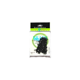 Black - Eyelet Outlet Round Brads 4mm 70/Pkg