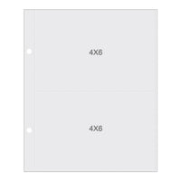 (2) 4"X6" Pockets - Simple Stories Sn@p! Pocket Pages For 6"X8" Binders 10/Pkg