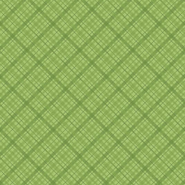 Light Green Plaid - Core'dinations Core Basics Patterned Cardstock 12"X12"