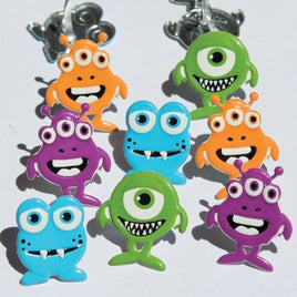 Monsters - Eyelet Outlet Shape Brads 12/Pkg