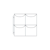 Fabulous 4 - ScrapRack Basic Storage Pages 10/Pkg