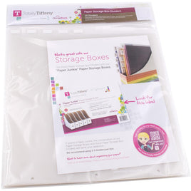 12.5"X12.5" - ScrapRack Paper Storage Box Tabbed Dividers 10/Pkg