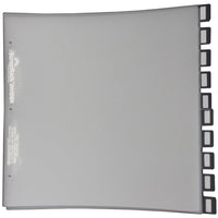 12.5"X12.5" - ScrapRack Paper Storage Box Tabbed Dividers 10/Pkg