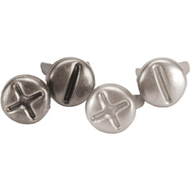 Screws - Eyelet Outlet Shape Brads 12/Pkg