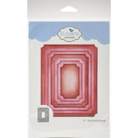 Stitched Indented Rectangle -Elizabeth Craft Metal Die