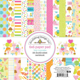 Hey Cupcake - Doodlebug Double-Sided Paper Pad 6"X6"