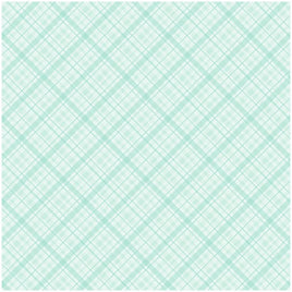 Aqua Plaid - Core'dinations Core Basics Patterned Cardstock 12"X12"