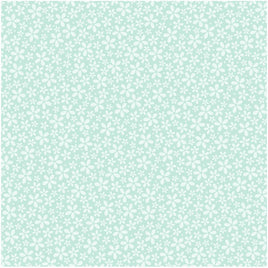 Aqua Flower - Core'dinations Core Basics Patterned Cardstock 12"X12"