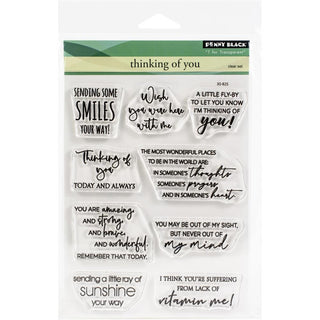Thinking Of You - Penny Black Clear Stamps