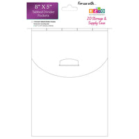 8"X5" - Totally-Tiffany Easy To Organize Tabbed Dividers 5/Pkg
