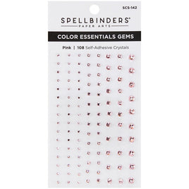 Pink Mix - Spellbinders Color Essentials Gems 108/Pkg
