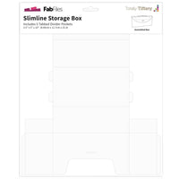 3.5"X5"X10" W/5 Tabbed Dividers - Totally-Tiffany Fab File Slimline Storage Box