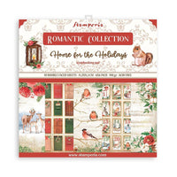 Home For The Holidays - Stamperia Double-Sided Paper Pad 6"X6" 10/Pkg