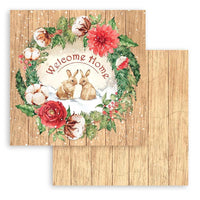 Home For The Holidays - Stamperia Double-Sided Paper Pad 6"X6" 10/Pkg