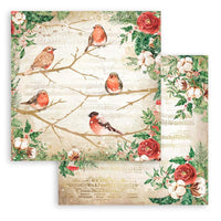 Home For The Holidays, 10 Designs/1 Each - Stamperia Double-Sided Paper Pad 8"X8" 10/Pkg