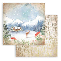 Home For The Holidays, 10 Designs/1 Each - Stamperia Double-Sided Paper Pad 12"X12" 10/Pkg