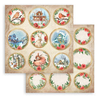 Home For The Holidays, 10 Designs/1 Each - Stamperia Double-Sided Paper Pad 12"X12" 10/Pkg