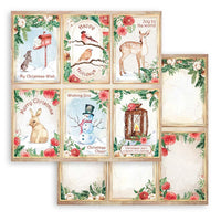 Home For The Holidays - Stamperia Double-Sided Paper Pad 6"X6" 10/Pkg