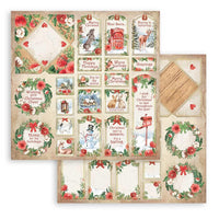 Home For The Holidays, 10 Designs/1 Each - Stamperia Double-Sided Paper Pad 8"X8" 10/Pkg