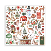 Home For The Holidays - Stamperia Double-Sided Paper Pad 6"X6" 10/Pkg