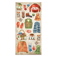 Home For The Holidays, 10 Designs/1 Each - Stamperia Collectables Double-Sided Paper 6"X12" 10/Pkg