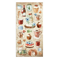 Home For The Holidays, 10 Designs/1 Each - Stamperia Collectables Double-Sided Paper 6"X12" 10/Pkg