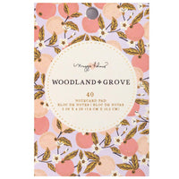Journaling - Maggie Holmes Woodland Grove Card Pad 3"X4" 40/Pkg