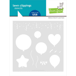 Balloons -  Lawn Fawn Clippings Stencils