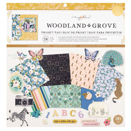 381 Pieces Maggie Holmes Woodland Grove Project Pad 12"X12"