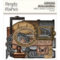 Metal Hardware - Simple Vintage Essentials Chipboard 78/Pkg