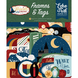 Frames & Tags, Wizards & Company - Echo Park Cardstock Ephemera 33/Pkg