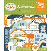 Icons, Dino-Mite - Echo Park Cardstock Ephemera 33/Pkg
