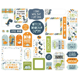 Frames & Tags, Dino-Mite - Echo Park Cardstock Ephemera 33/Pkg