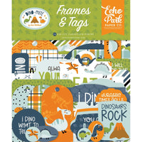 Frames & Tags, Dino-Mite - Echo Park Cardstock Ephemera 33/Pkg
