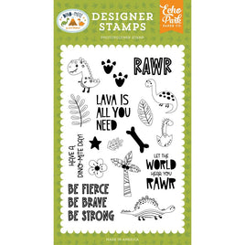 Be Fierce, Dino-Mite - Echo Park Stamps