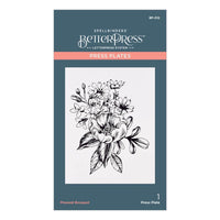 Pressed Bouquet 1/Pkg - Spellbinders BetterPress Letterpress System Press Plates