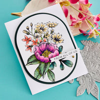Pressed Bouquet 1/Pkg - Spellbinders BetterPress Letterpress System Press Plates