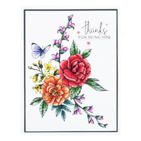 Butterfly Bouquet 1/Pkg - Spellbinders BetterPress Letterpress System Press Plates
