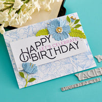 Happy Birthday Celebrate 2/Pkg - Spellbinders BetterPress Letterpress System Press Plates