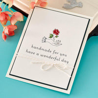 Handmade For You Icons 7/Plates & 3/Dies - Spellbinders BetterPress Letterpress Press Plates & Dies Set