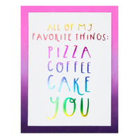 All Of My Favorite Things - Spellbinders Glimmer Hot Foil Plate From Cardfront Sentiment
