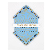 Stitched Kaleidoscope - Hexi Gems - Spellbinders Etched Dies From The Hexi-Gems Collection
